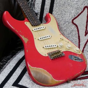 Fender Custom Shop Limited Edition 1959 59’ Stratocaster Roasted Neck Heavy Relic Aged Fiesta Red - Image 8