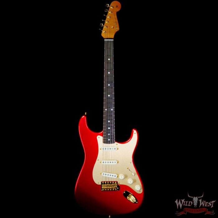Fender Custom Shop Limited Edition Roasted Stratocaster Special NOS Aged Candy Apple Red - Image 3