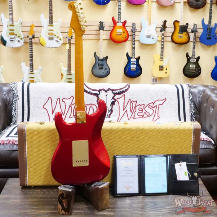 Fender Custom Shop Limited Edition Roasted Stratocaster Special NOS Aged Candy Apple Red - Image 9