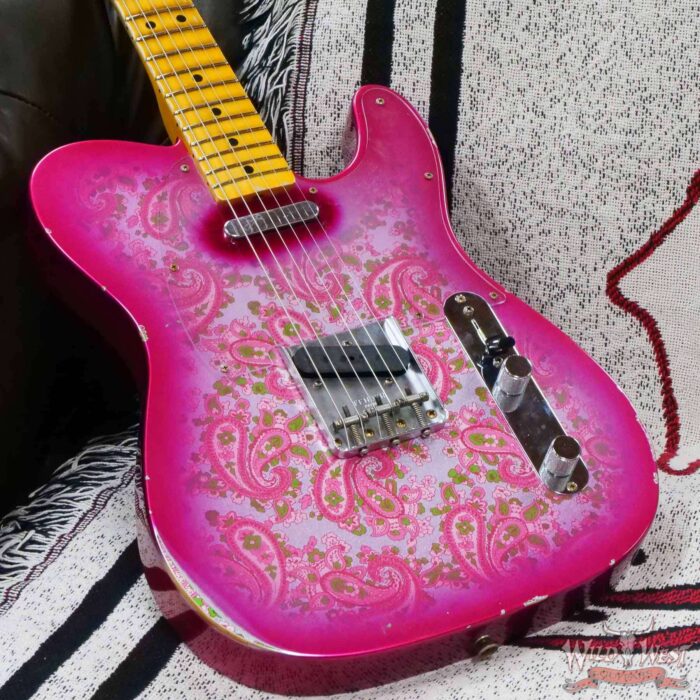 Fender Custom Shop Limited Edition ‘68 Tele 1968 Telecaster Relic Pink Paisley - Image 8