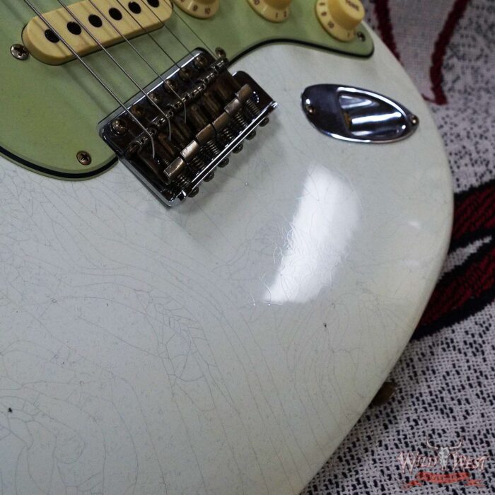 Fender Custom Shop Limited Edition 1959 59’ Special Stratocaster Flame Maple Neck Journeyman Relic Aged Olympic White - Image 9