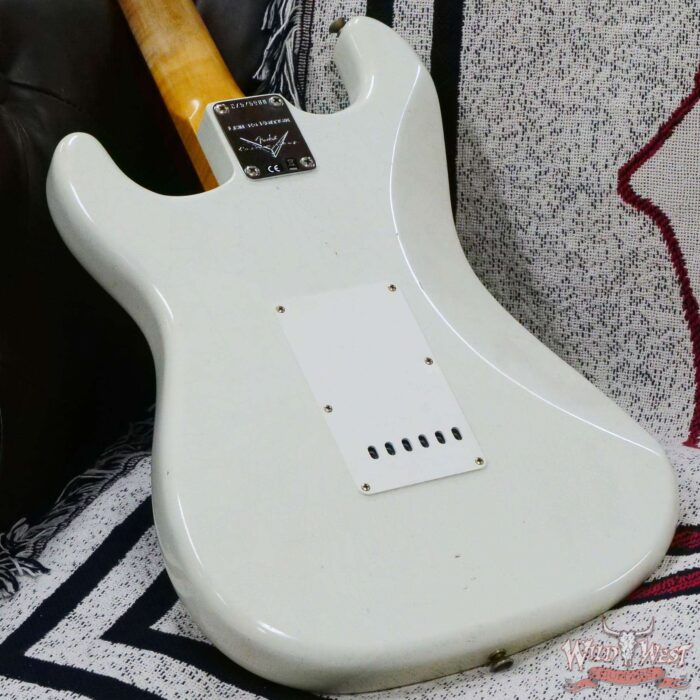 Fender Custom Shop Limited Edition 1959 59’ Special Stratocaster Flame Maple Neck Journeyman Relic Aged Olympic White - Image 12