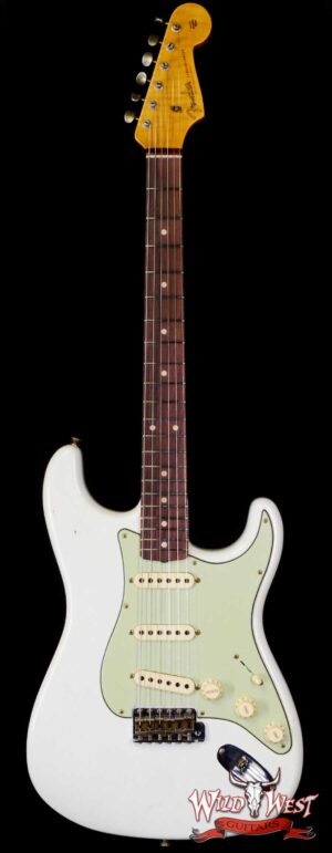 Fender Custom Shop Limited Edition 1959 59’ Special Stratocaster Flame Maple Neck Journeyman Relic Aged Olympic White