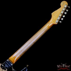 Fender Custom Shop LTD Roasted 1961 Stratocaster Super Heavy Relic Black over 3 Tone Sunburst 7.70 LBS - Image 5