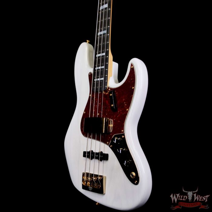 Fender Custom Shop American Custom Jazz Bass® Ebony Fingerboard NOS White Blonde 9.50 lbs - Image 2