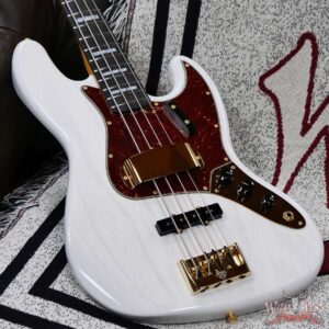 Fender Custom Shop American Custom Jazz Bass® Ebony Fingerboard NOS White Blonde 9.50 lbs - Image 8