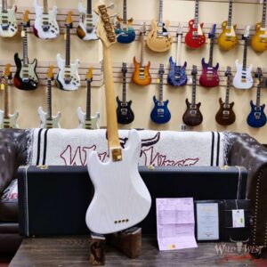 Fender Custom Shop American Custom Jazz Bass® Ebony Fingerboard NOS White Blonde 9.50 lbs - Image 9