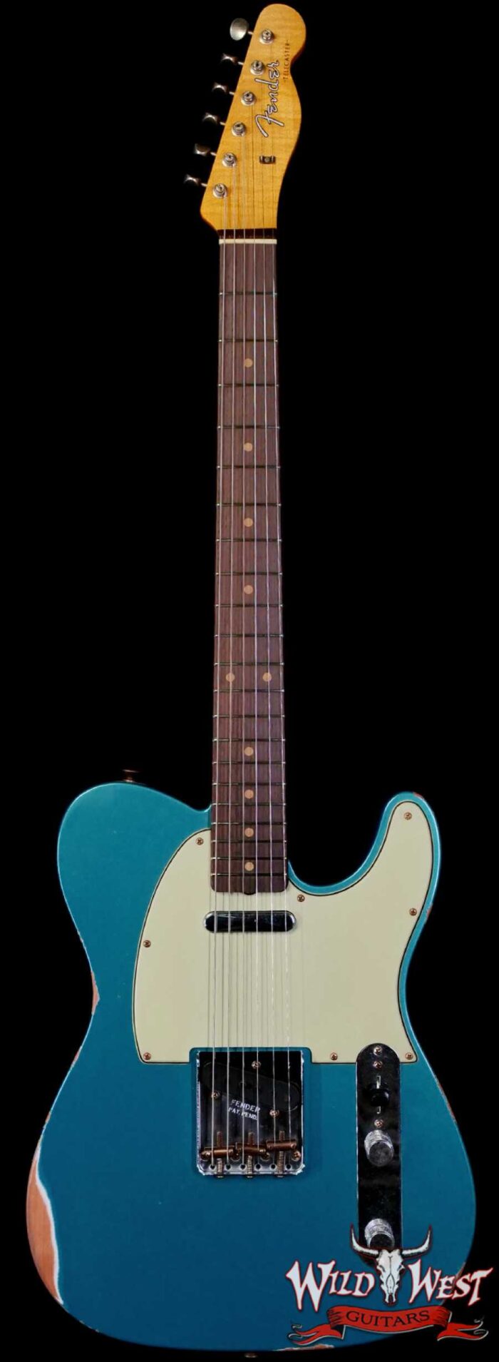 Fender Custom Shop Limiited Edition 1960 Telecaster Relic Aged Ocean Turquoise 7.40 lbs - Image 1