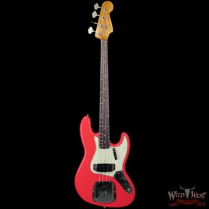 Fender Custom Shop Limited Edition 1964 Jazz Bass Journeyman Relic Aged Fiesta Red 9.15 lbs - Image 3