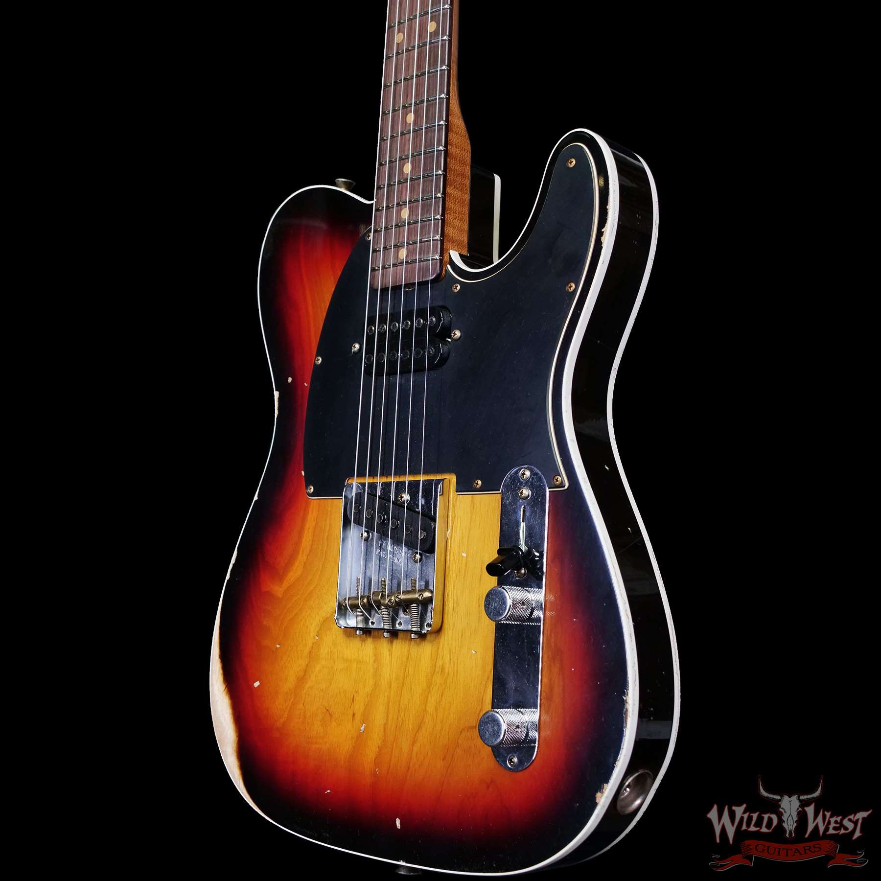 fendercs-cz581159-br__wwg.jpg Fender Custom Shop Limited Edition 1963 HS Telecaster Custom Josefina Hand-Wound Pickups Relic 3 Tone Sunburst 6.90 lbs - Image 2