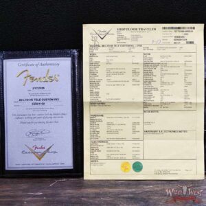 Fender Custom Shop Limited Edition 1963 HS Telecaster Custom Josefina Hand-Wound Pickups Relic 3 Tone Sunburst 6.90 lbs - Image 14
