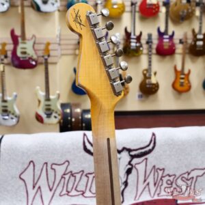 Fender Custom Shop Limited Edition 1958 Stratocaster AA Flame Maple Neck Heavy Relic Super Faded Aged Taos Turquoise 7.75 lbs - Image 12