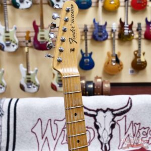 Fender Custom Shop 1968 Thinline Telecaster with Bigsby 1-Piece Kalamazoo Mahogany Body Journeyman Relic Aged Natural 6.95 lbs - Image 7