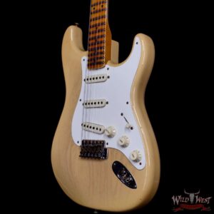 Fender Custom Shop Limited Edition 1956 Stratocaster Hand-Wound Tomatillo Pickups Journeyman Relic with Heavy Checking Natural Blonde 7.40 lbs - Image 2