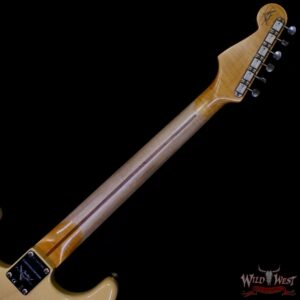 Fender Custom Shop Limited Edition 1956 Stratocaster Hand-Wound Tomatillo Pickups Journeyman Relic with Heavy Checking Natural Blonde 7.40 lbs - Image 5