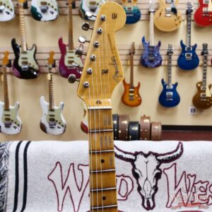Fender Custom Shop Limited Edition 1956 Stratocaster Hand-Wound Tomatillo Pickups Journeyman Relic with Heavy Checking Natural Blonde 7.40 lbs - Image 7