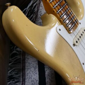 Fender Custom Shop Limited Edition 1956 Stratocaster Hand-Wound Tomatillo Pickups Journeyman Relic with Heavy Checking Natural Blonde 7.40 lbs - Image 9