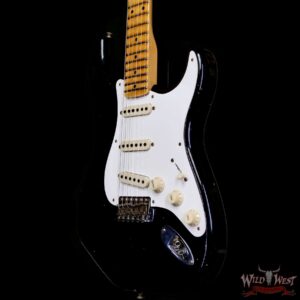 Fender Custom Shop 1956 Stratocaster Hand-Wound Ancho Poblano Stratocaster Pickups Journeyman Relic Black 7.20 lbs - Image 2