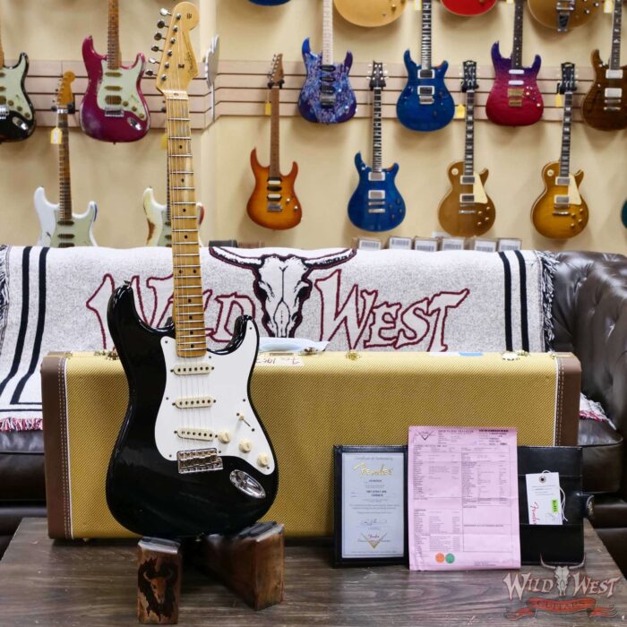 Fender Custom Shop 1956 Stratocaster Hand-Wound Ancho Poblano Stratocaster Pickups Journeyman Relic Black 7.20 lbs - Image 6