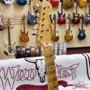 Fender Custom Shop 1956 Stratocaster Hand-Wound Ancho Poblano Stratocaster Pickups Journeyman Relic Black 7.20 lbs - Image 7