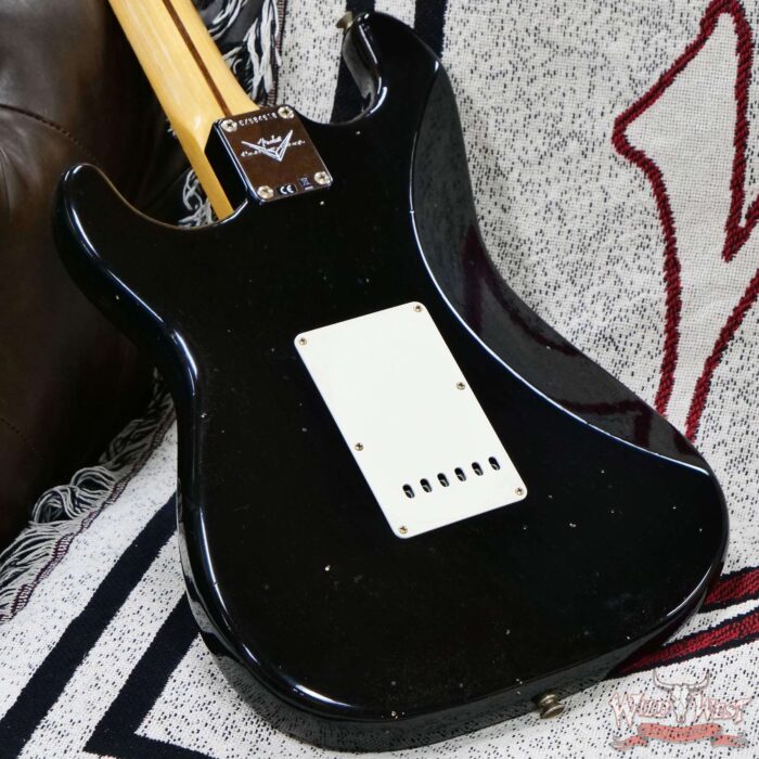 Fender Custom Shop 1956 Stratocaster Hand-Wound Ancho Poblano Stratocaster Pickups Journeyman Relic Black 7.20 lbs - Image 13