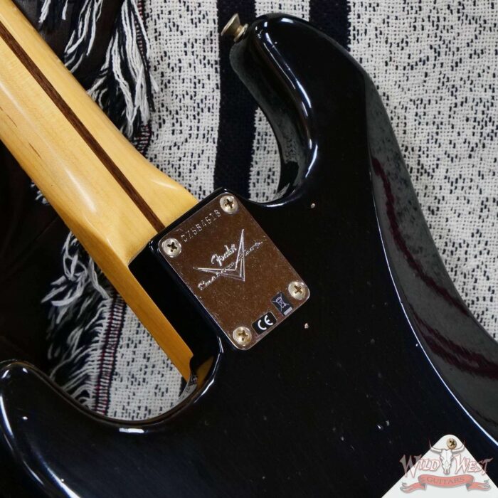 Fender Custom Shop 1956 Stratocaster Hand-Wound Ancho Poblano Stratocaster Pickups Journeyman Relic Black 7.20 lbs - Image 14