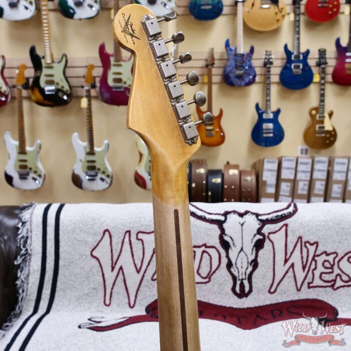 Fender Custom Shop Limited Edition Alder 1956 Stratocaster Hand-Wound Tomatillo Pickups Journeyman Relic Super Faded Aged Shell Pink 7.55 lbs - Image 11