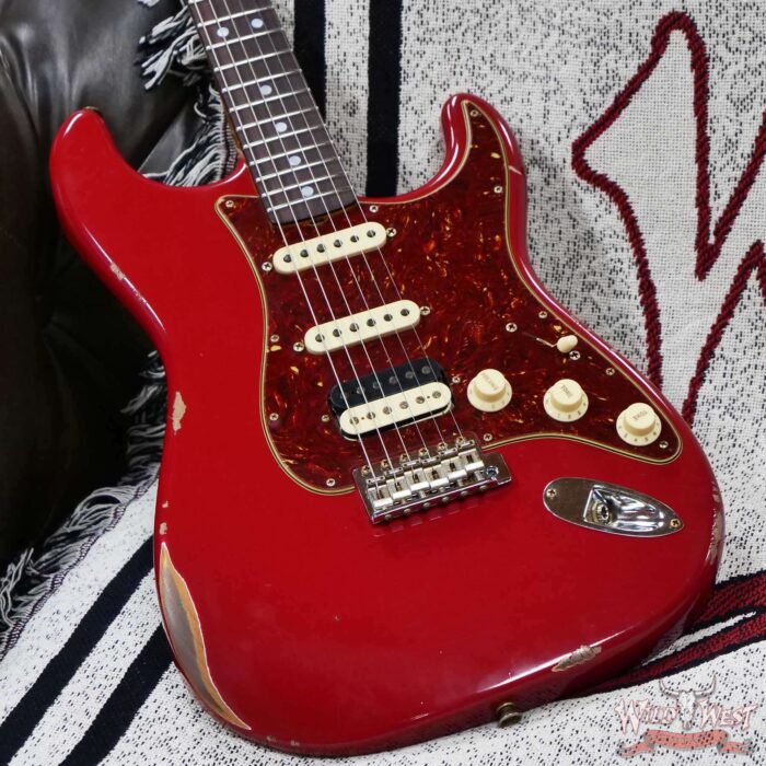 Fender Custom Shop Limited Edition 1967 HSS Stratocaster Relic Aged Dakota Red 8.00 lbs - Image 8
