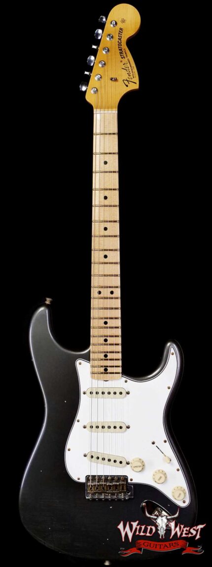Fender Custom Shop Limited Edition 1968 Stratocaster Maple Neck Journeyman Relic Aged Charcoal Frost Metallic 7.95 lbs