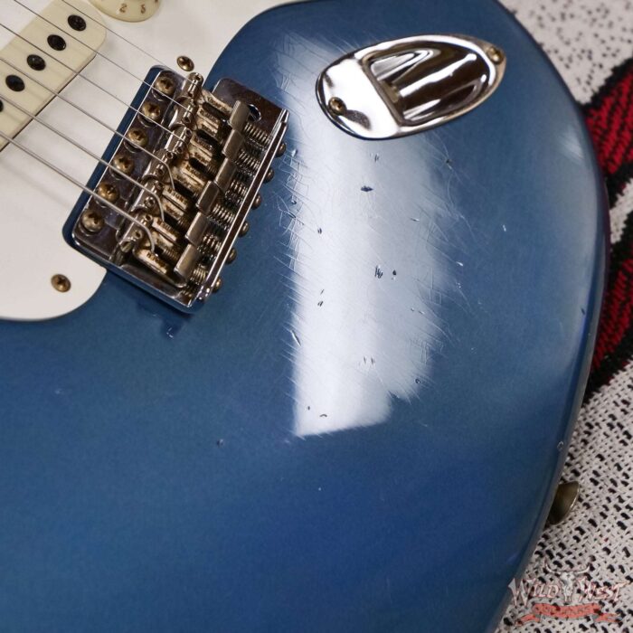 Fender Custom Shop 1956 Stratocaster Hand-Wound Ancho Poblano Stratocaster Pickups Journeyman Relic Aged Lake Placid Blue 7.50 lbs - Image 9
