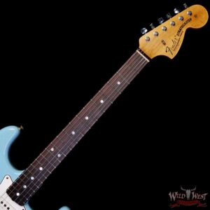 Fender Custom Shop 1969 Stratocaster Maple Neck with Rosewood Fingerboard Journeyman Relic Faded Daphne Blue 7.75 lbs - Image 4