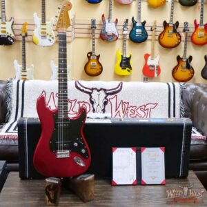 Fender Custom Shop David Brown Masterbuilt Dual P90 Stratocaster Vintage Michigan Mahogany Body Journeyman Relic Trans Cherry Red - Image 6
