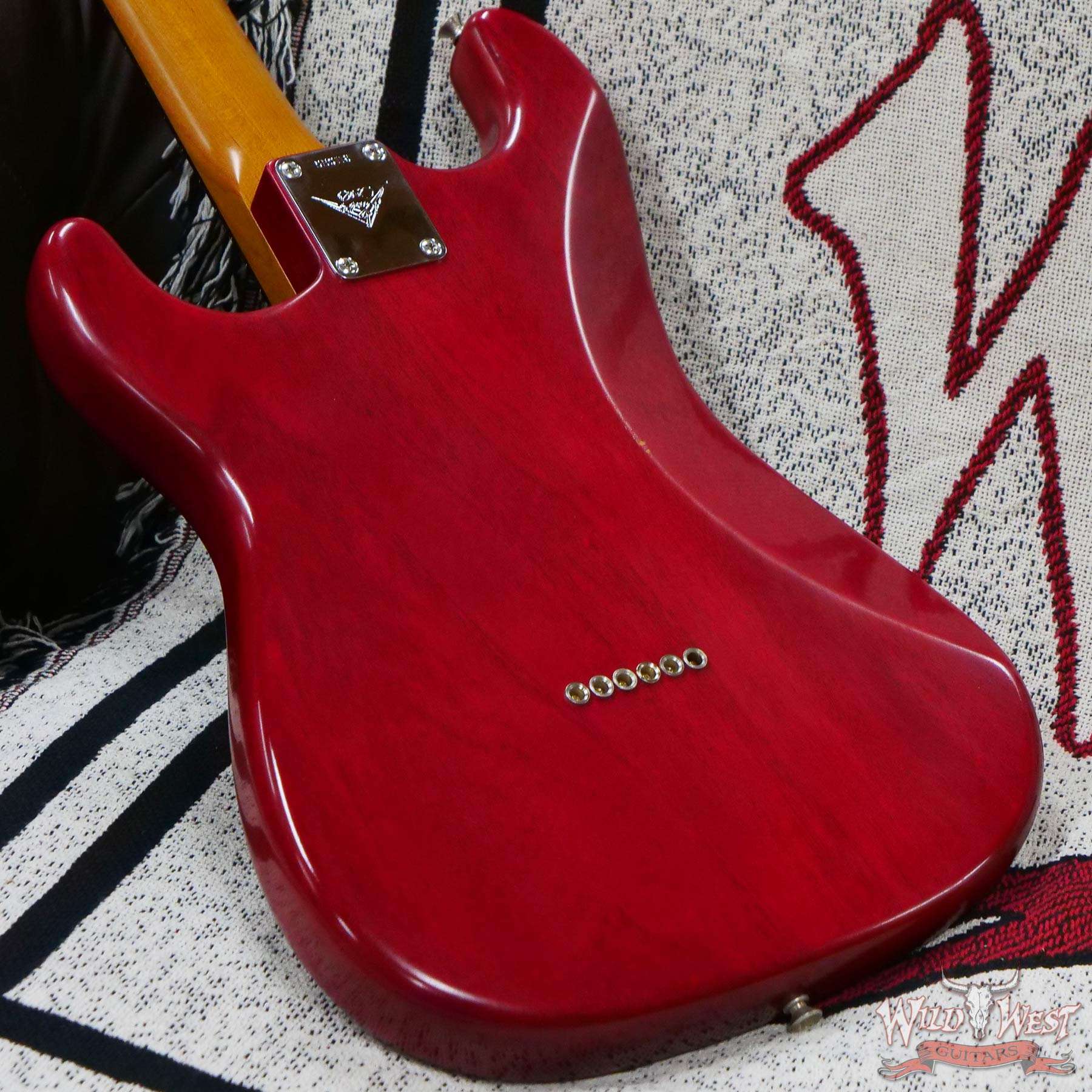 fendercs-db0118-d7__wwg.jpg Fender Custom Shop David Brown Masterbuilt Dual P90 Stratocaster Vintage Michigan Mahogany Body Journeyman Relic Trans Cherry Red - Image 12