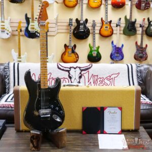 Fender Custom Shop Dale Wilson Masterbuilt 1957 Stratocaster Floyd Rose HSS Heavy Relic Black - Image 6