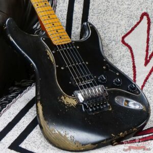 Fender Custom Shop Dale Wilson Masterbuilt 1957 Stratocaster Floyd Rose HSS Heavy Relic Black - Image 8