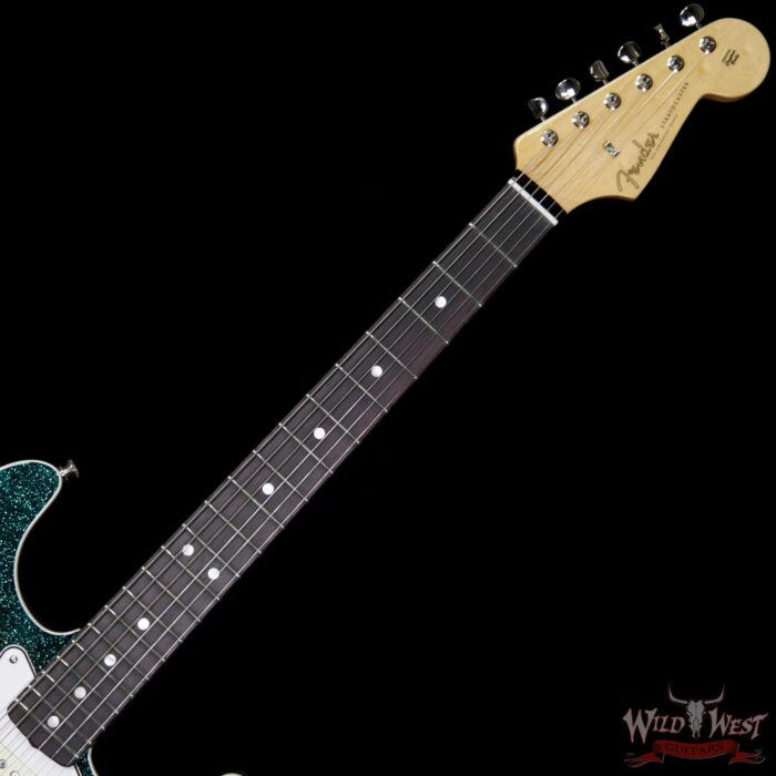 Fender Custom Shop Mark Kendrick Founders Design Stratocaster Golden Teal Sparkle Burst - Image 8