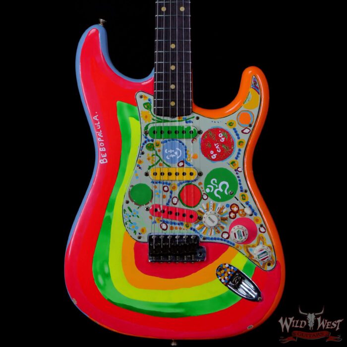 Fender Custom Shop Limited Editon George Harrison Rocky Strat Stratocaster Masterbuilt by Paul Waller Painted by Pamelina H. - Image 4