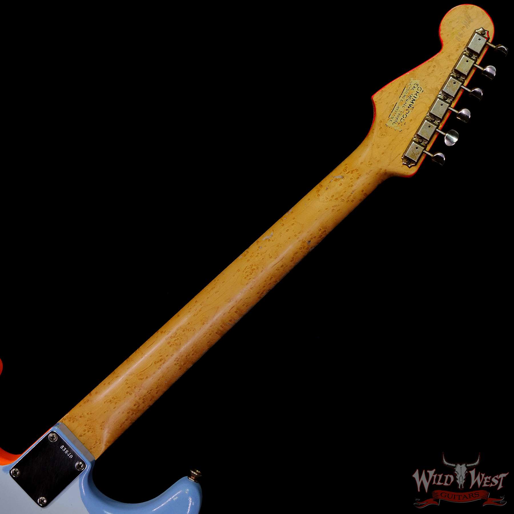 fendercs-ghr188-c4__wwg.jpg Fender Custom Shop Limited Editon George Harrison Rocky Strat Stratocaster Masterbuilt by Paul Waller Painted by Pamelina H. - Image 6