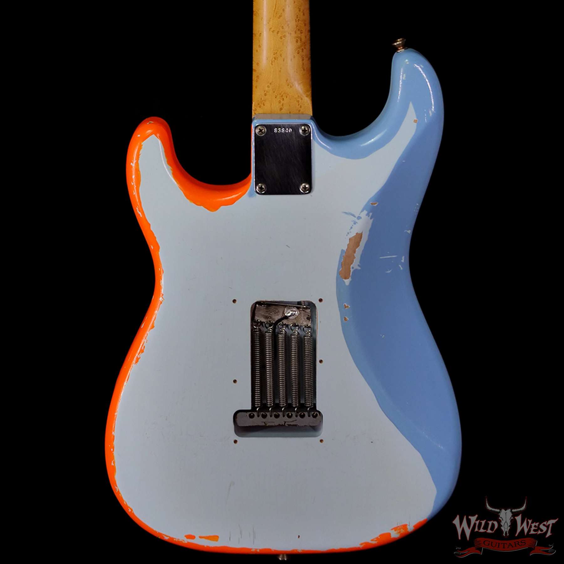 fendercs-ghr188-c6__wwg.jpg Fender Custom Shop Limited Editon George Harrison Rocky Strat Stratocaster Masterbuilt by Paul Waller Painted by Pamelina H. - Image 8