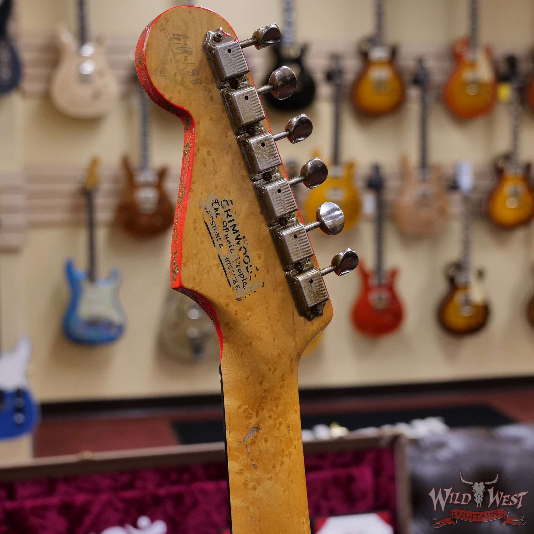 fendercs-ghr188-d5__wwg.jpg Fender Custom Shop Limited Editon George Harrison Rocky Strat Stratocaster Masterbuilt by Paul Waller Painted by Pamelina H. - Image 13