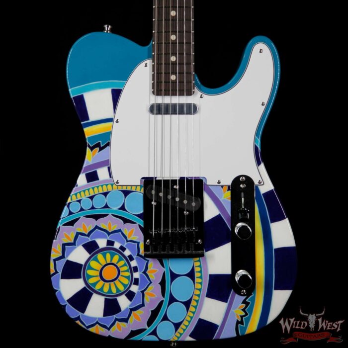 Fender Custom Shop Masterbuilt Greg Fessler Hypnotic Telecaster NOS Artwork By Madison Roy - Image 3