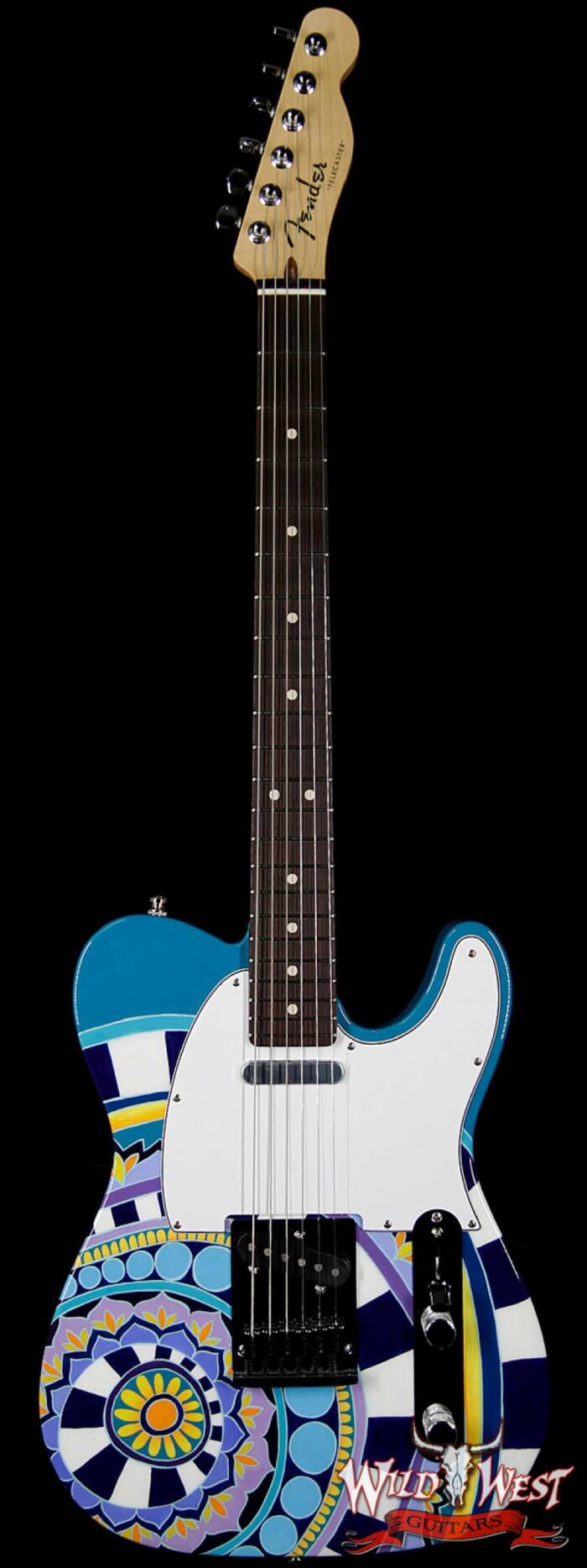 Fender Custom Shop Masterbuilt Greg Fessler Hypnotic Telecaster NOS Artwork By Madison Roy - Image 1