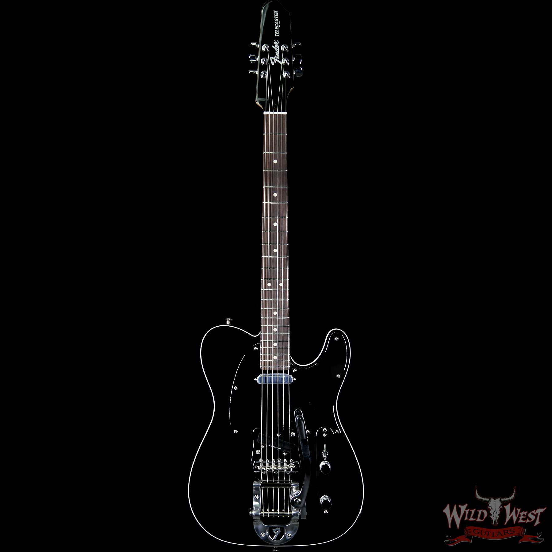 fendercs-j5tele-cz534133-f__wwg.jpg Fender Custom Shop John 5 Signature Telecaster with Bigsby Rosewood Fretboard Black - Image 3