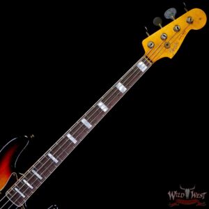 Fender Custom Shop Limited Edition Custom Jazz Bass J-Bass Heavy Relic Faded Aged 3 Tone Sunburst - Image 4