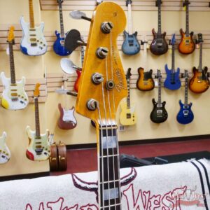 Fender Custom Shop Limited Edition Custom Jazz Bass J-Bass Heavy Relic Faded Aged 3 Tone Sunburst - Image 7