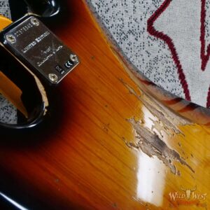 Fender Custom Shop Limited Edition Custom Jazz Bass J-Bass Heavy Relic Faded Aged 3 Tone Sunburst - Image 13