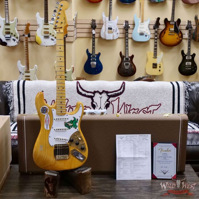 Fender Custom Shop Austin MacNutt Masterbuilt Jerry Garcia Alligator Strat Relic 1-Piece Rift Sawn Maple Neck Aged Natural 7.80 LBS - Image 6