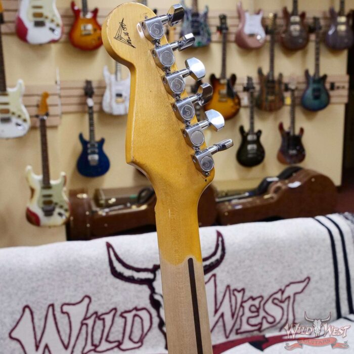 Fender Custom Shop Austin MacNutt Masterbuilt Jerry Garcia Alligator Strat Relic 1-Piece Rift Sawn Maple Neck Aged Natural 7.80 LBS - Image 12
