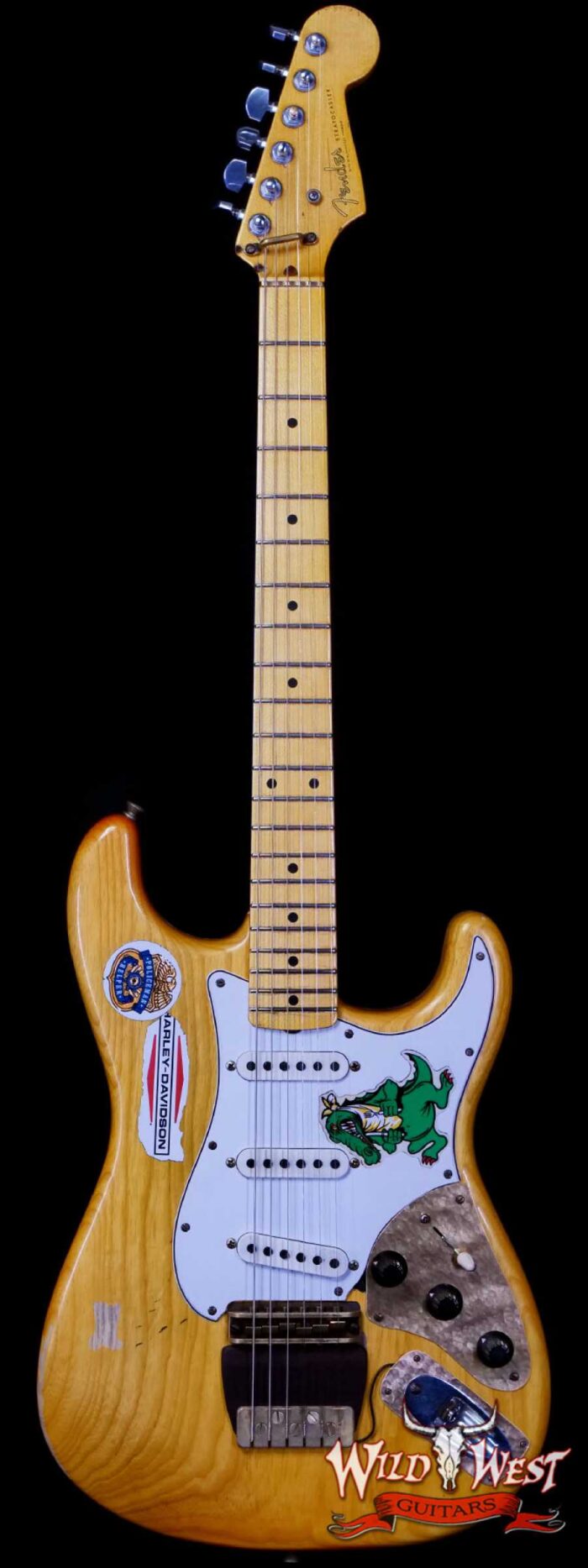 Fender Custom Shop Austin MacNutt Masterbuilt Jerry Garcia Alligator Strat Relic 1-Piece Rift Sawn Maple Neck Aged Natural 7.80 LBS - Image 1
