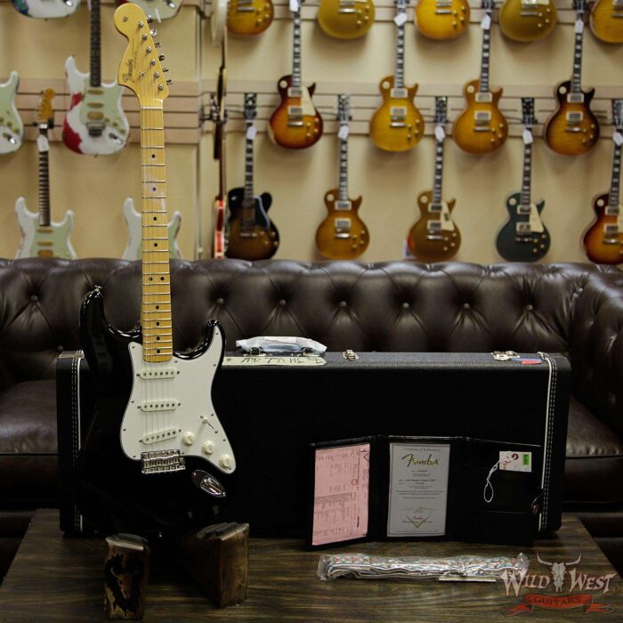 Fender Custom Shop Jimi Hendrix Signature Voodoo Child Stratocaster NOS Reverse Fat Headstock Black - Image 11